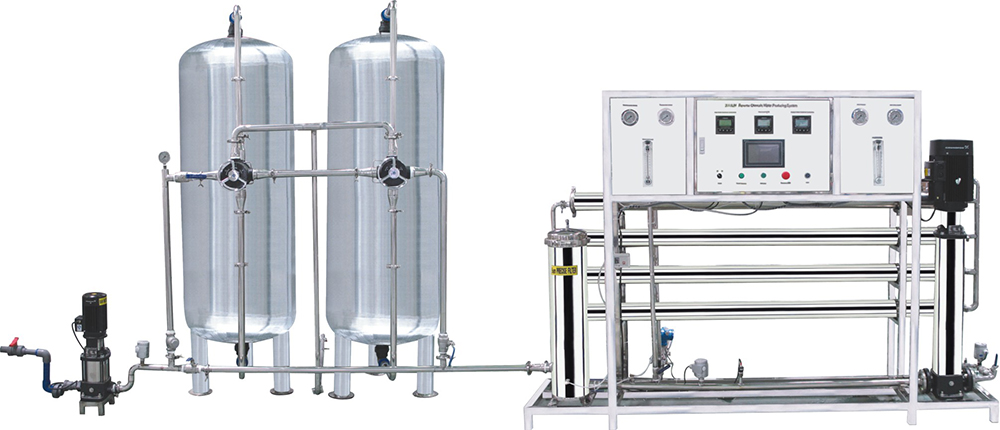 2000L/H R.O. Water Purification System