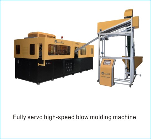 Fully servo high-speed blow molding machine